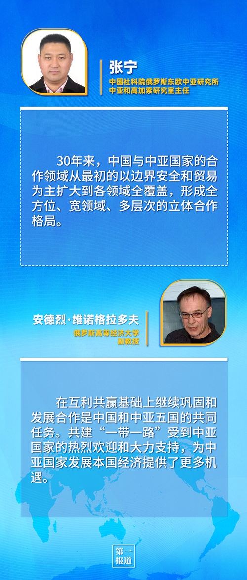 第一報道 | 建交三十年，習主席這樣評價與中亞五國關系