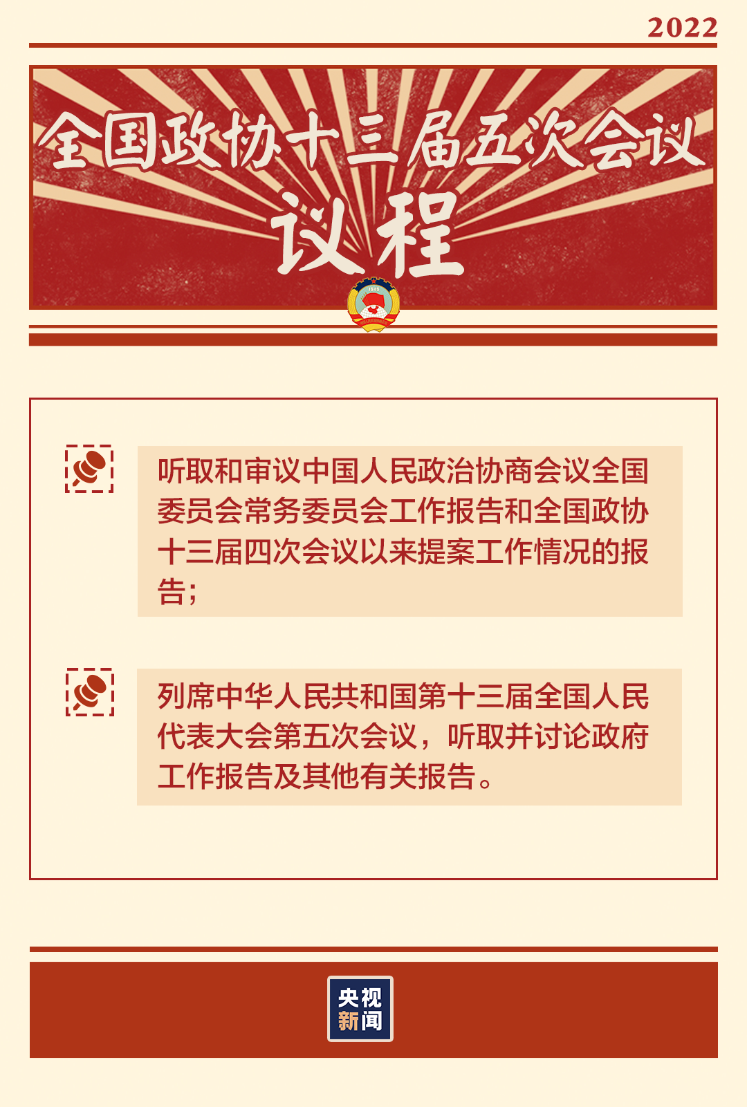 “兩會時間”即將開啟，這些要點提前看→