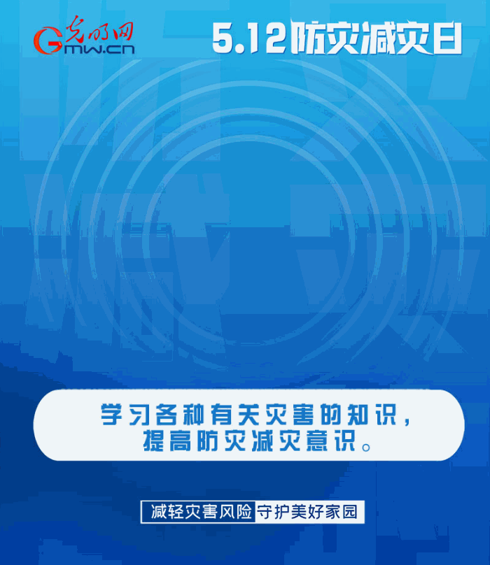 【動態(tài)海報(bào)】減輕災(zāi)害風(fēng)險(xiǎn)，從這10個字開始