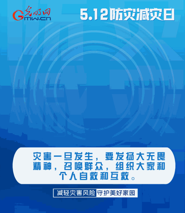 【動態(tài)海報(bào)】減輕災(zāi)害風(fēng)險(xiǎn)，從這10個字開始