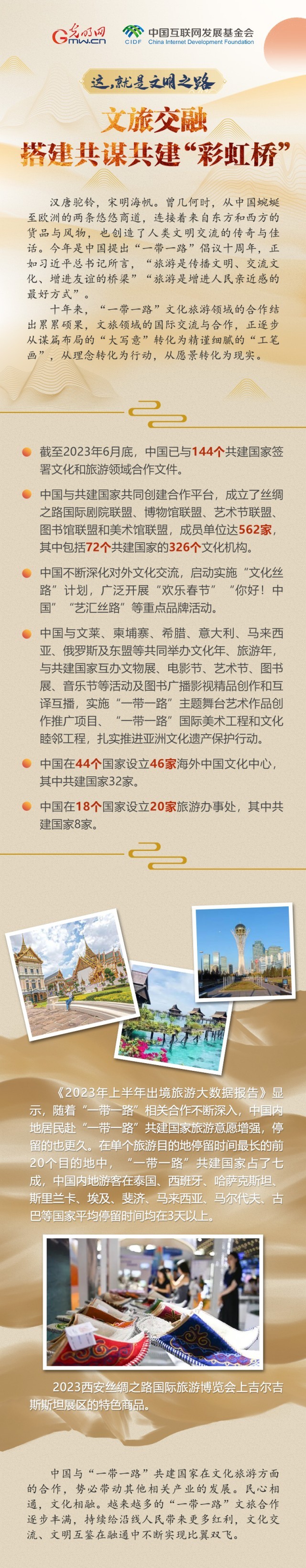 【大道共通】這，就是文明之路丨文旅交融 搭建共謀共建“彩虹橋”