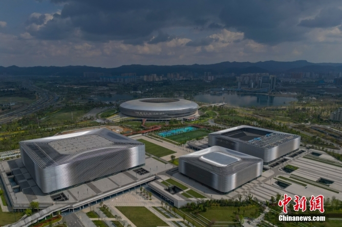 資料圖：航拍成都大運會主場館。<a target='_blank' href='/' _fcksavedurl='/'><p  align=
