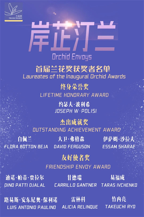 首屆蘭花獎獲獎?wù)呙麊巍?巴西圣保羅州立大學(xué)孔子學(xué)院供圖。（來源：人民畫報）