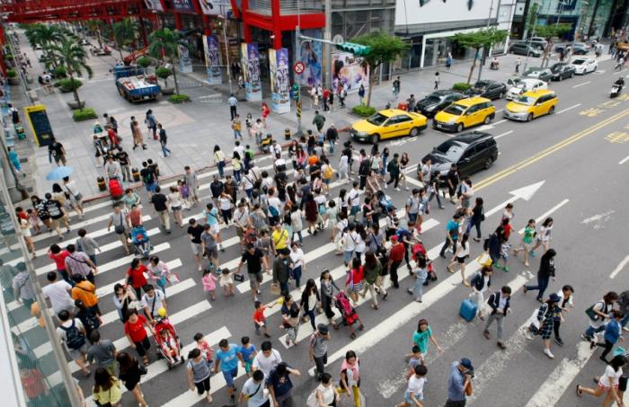 圖為信義商圈。圖片來源：臺灣“中時新聞網”。