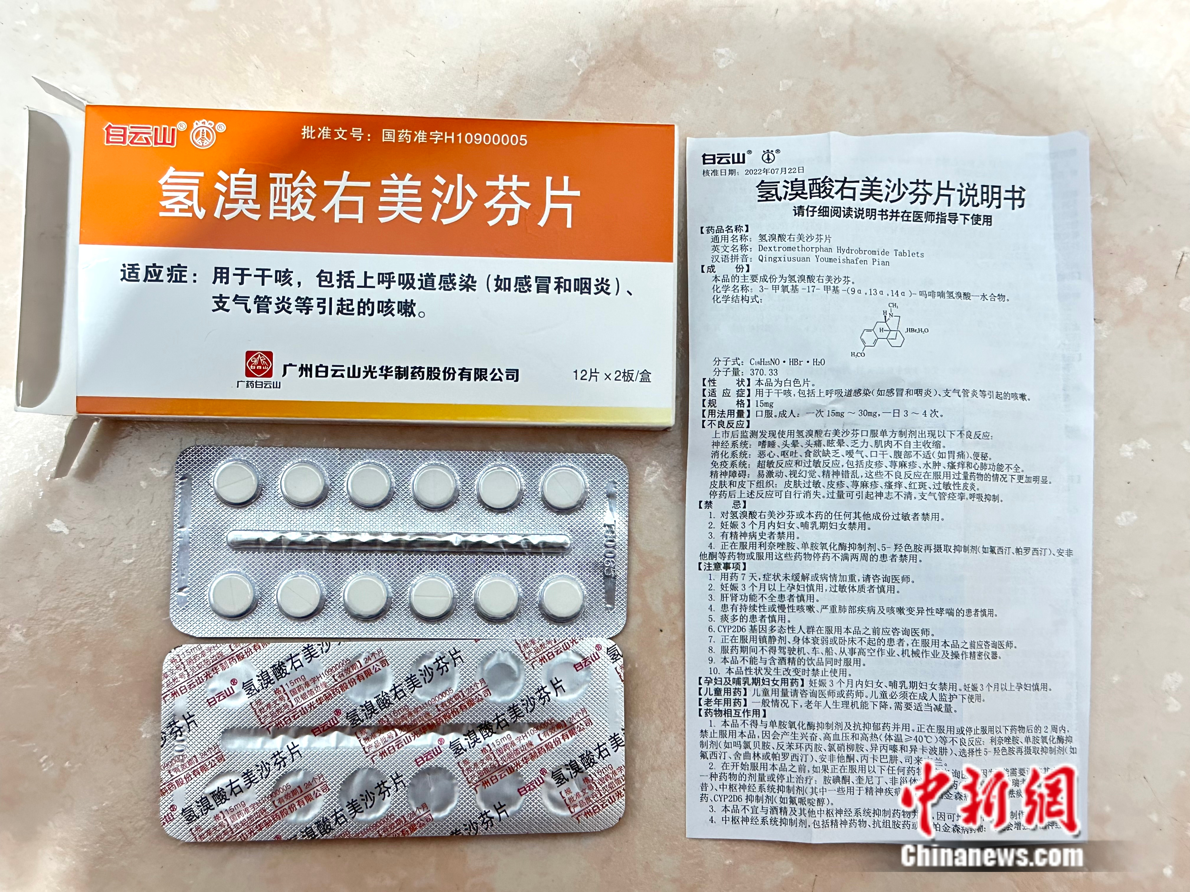 右美沙芬。受訪者供圖