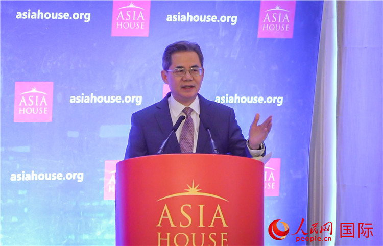 鄭澤光大使強(qiáng)調(diào)，中國(guó)經(jīng)濟(jì)長(zhǎng)期向好的總趨勢(shì)不會(huì)改變。人民網(wǎng) 郭錦標(biāo)攝