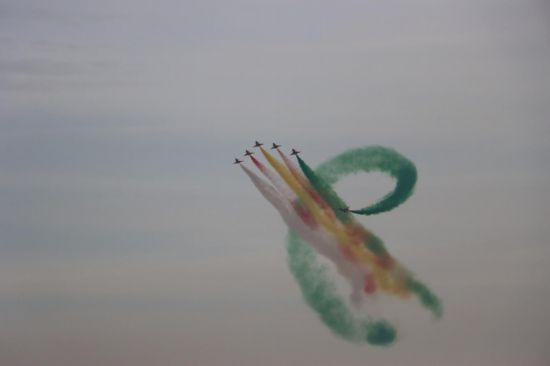 飛行表演現(xiàn)場(chǎng)。高思峰 攝