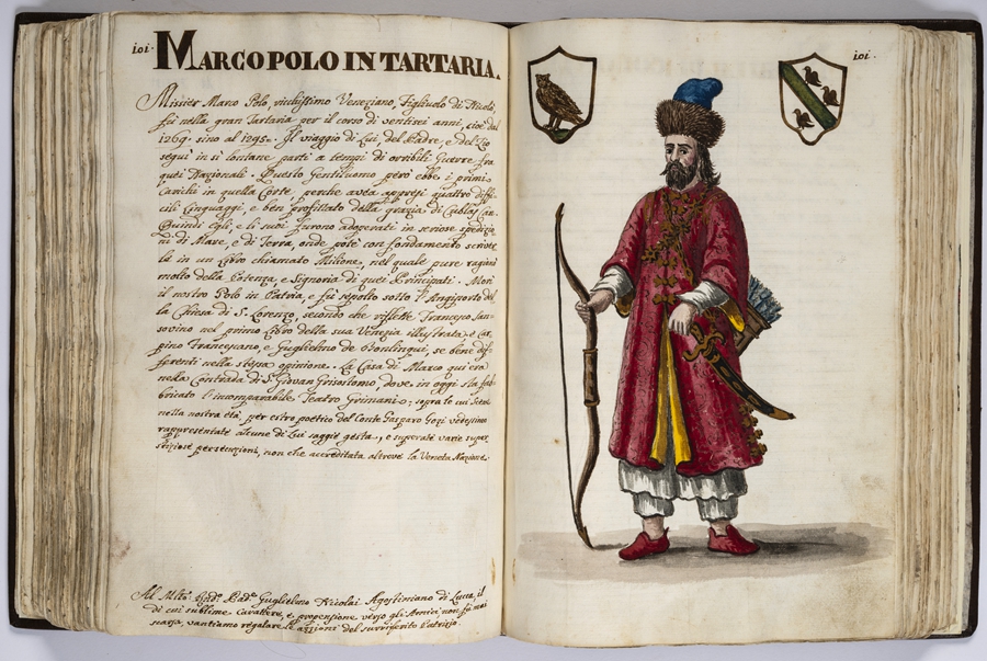 “馬可·波羅的世界”展覽的部分展品。威尼斯市立博物館基金會(huì)供圖