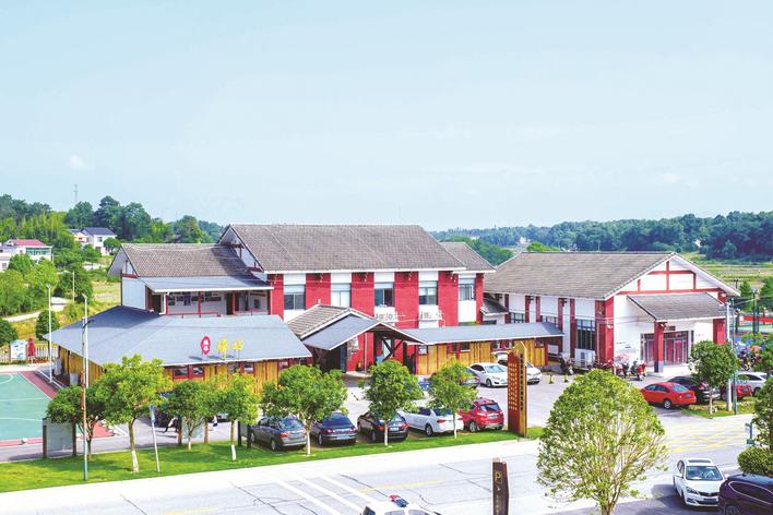 由文化站升級(jí)改造而成的“福臨驛站”，可提供度假、研學(xué)、會(huì)議、拓展、愛國主義教育等各類旅游線路，供游客自主選擇。 長沙縣供圖