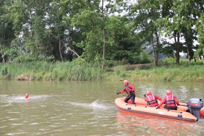 演習(xí)現(xiàn)場。四川省應(yīng)急管理廳供圖