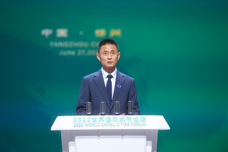 江蘇省文化和旅游廳副廳長(zhǎng)李川在大會(huì)上致辭。邵丹攝