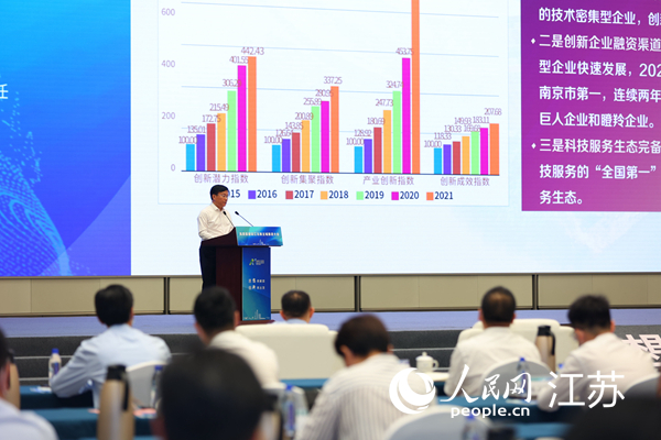 2022南京江北新區(qū)創(chuàng)新活力指數(shù)發(fā)布。江北新區(qū)供圖