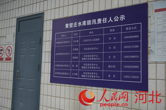 防汛責任人公示牌。人民網(wǎng)祝龍超攝
