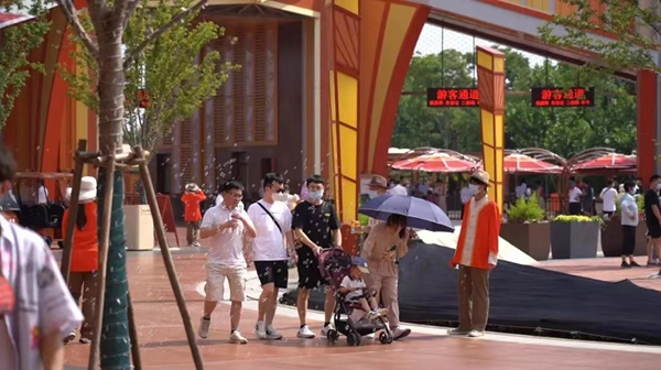 試運(yùn)行中的淮安方特。受訪方供圖