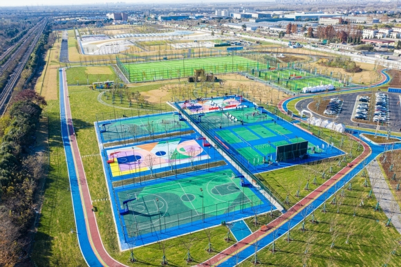 南京北站樞紐經(jīng)濟(jì)區(qū)環(huán)境整治項(xiàng)目一期。江北新區(qū)樞紐供圖