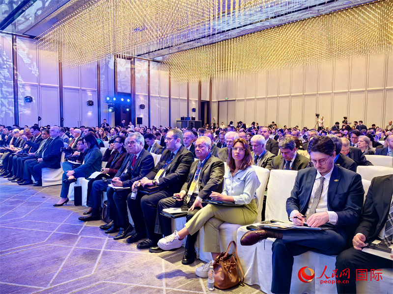 中國(guó)—巴西商業(yè)研討會(huì)現(xiàn)場(chǎng)。人民網(wǎng)記者 符園園攝