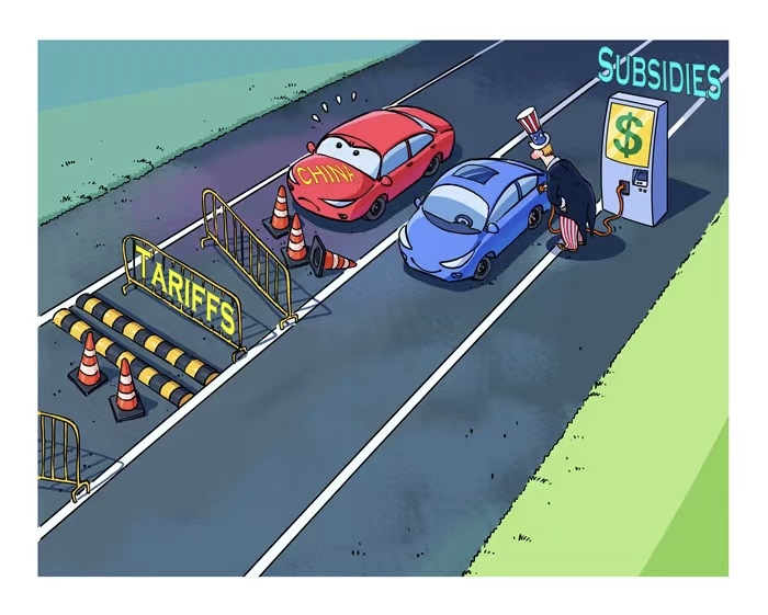 漫畫作者：馬宏亮（人民網(wǎng)版權(quán)圖片，未經(jīng)授權(quán)請勿轉(zhuǎn)載。）