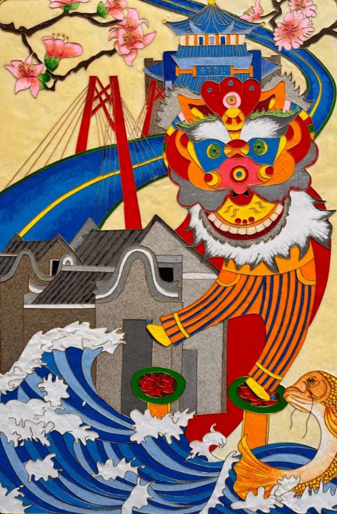 中小學(xué)生創(chuàng)新創(chuàng)意設(shè)計(jì)成果首次登上文博會(huì)。參展觀眾供圖