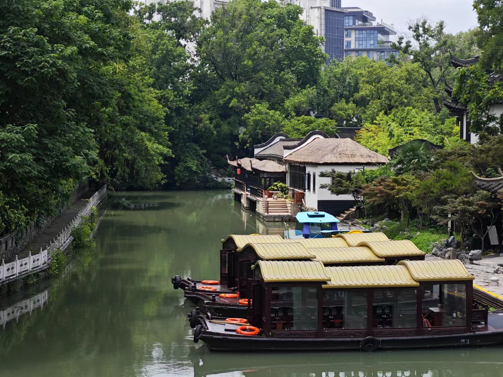 揚州大運河文化旅游度假區(qū)一角。人民網(wǎng)記者 黃鈺攝
