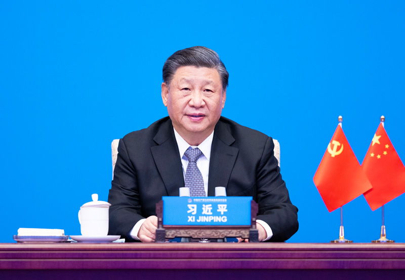 2023年3月15日，習(xí)近平主席在北京出席中國(guó)共產(chǎn)黨與世界政黨高層對(duì)話會(huì)，并發(fā)表題為《攜手同行現(xiàn)代化之路》的主旨講話。