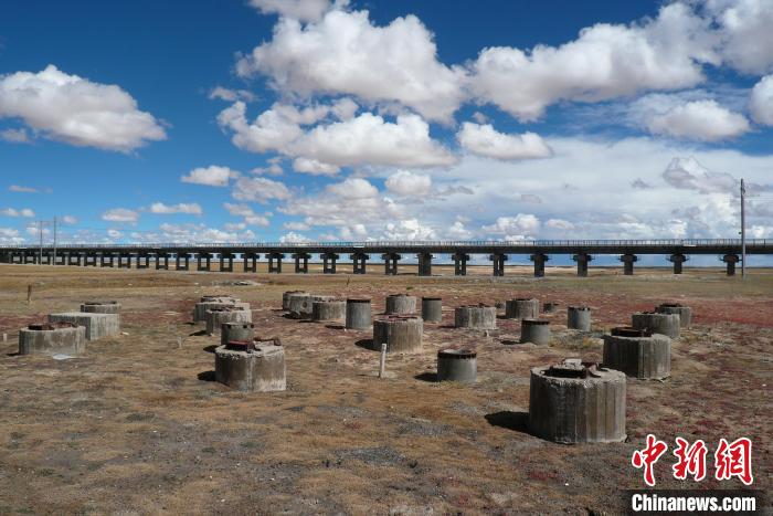圖為中鐵西北院清水河樁基試驗(yàn)場(chǎng)。(資料圖) 中鐵西北科學(xué)研究院供圖