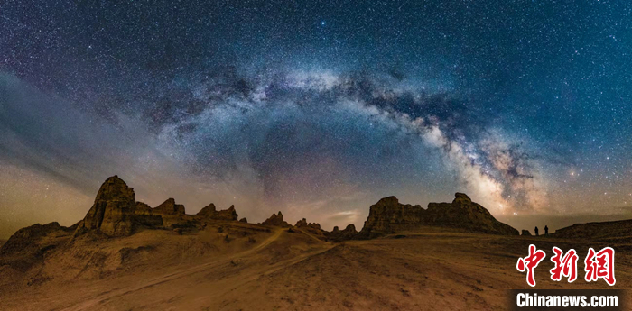 資料圖為青海省海西州冷湖俄博梁星空。 <a target='_blank' href='/'><p  align=