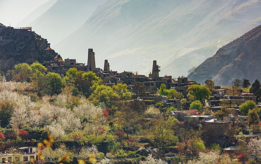四川省阿壩州理縣桃坪村。四川省文旅廳供圖