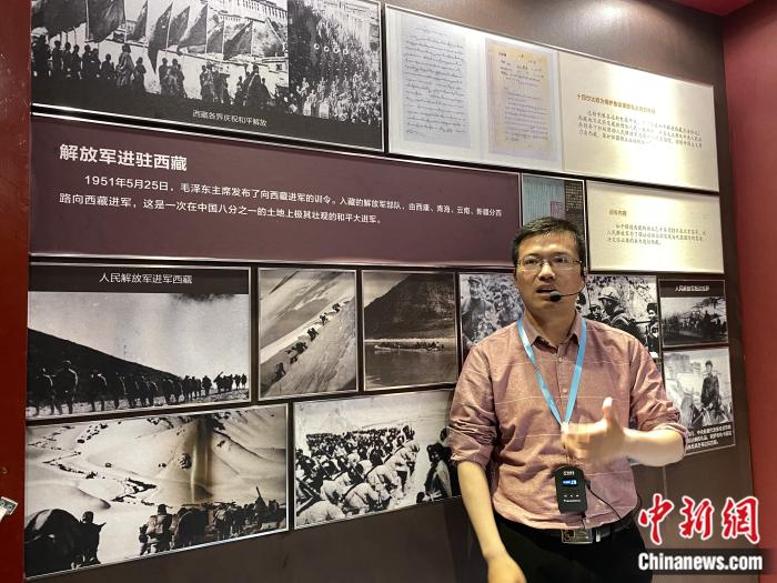 張慶沖在講解。彭寧鈴 攝