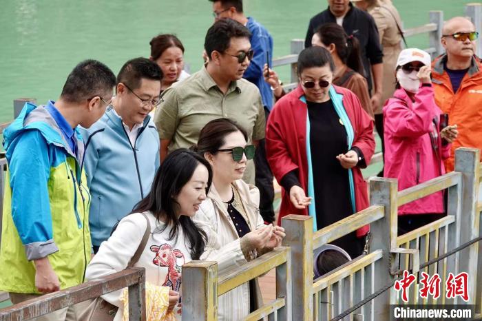 全國新的社會階層人士服務(wù)團(tuán)考察林芝巴河鎮(zhèn)生態(tài)保護(hù)項(xiàng)目?！∧岈?shù)┰龉﹫D