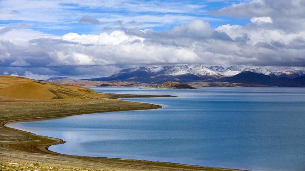 壯麗湖泊。金阿次仁攝