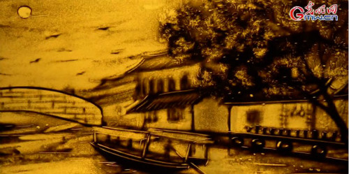 【沙畫】風(fēng)好正揚(yáng)帆，起航新時代