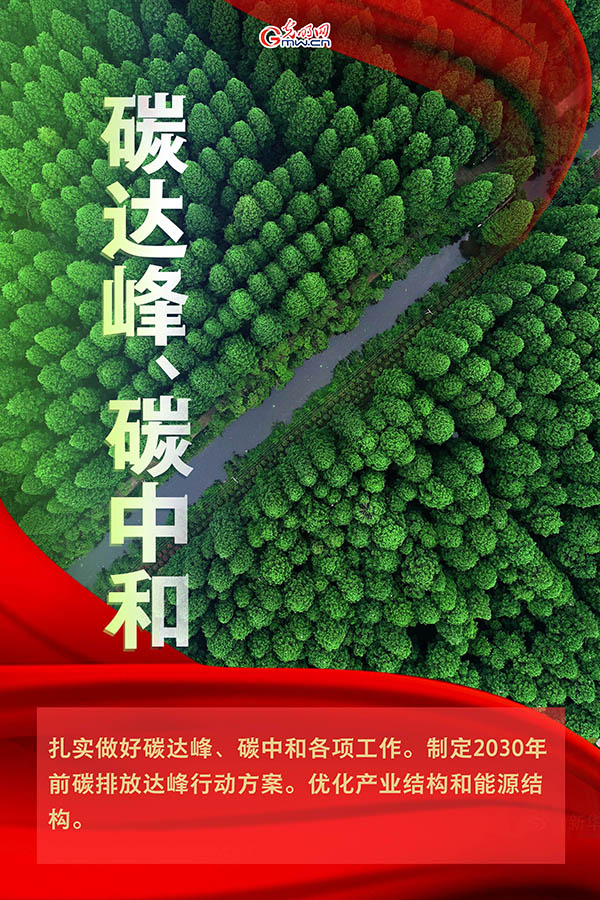 海報(bào)| 2021年政府工作報(bào)告，提到這些生態(tài)環(huán)保關(guān)鍵詞